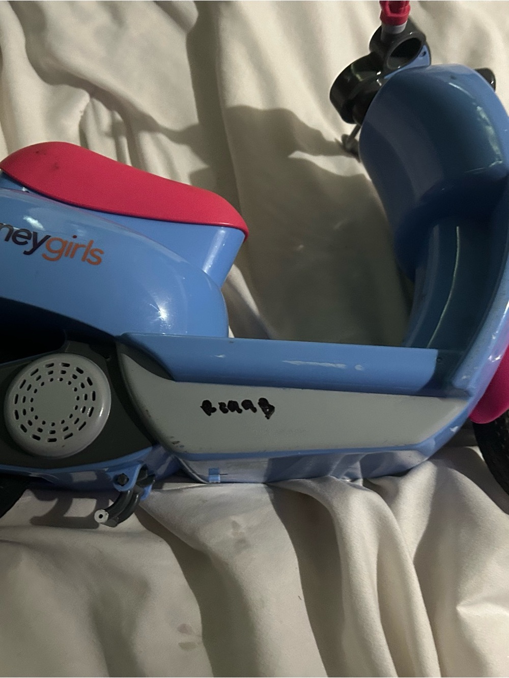 Journey Girls Blue and Pink Ride-On Scooter for 18” Dolls